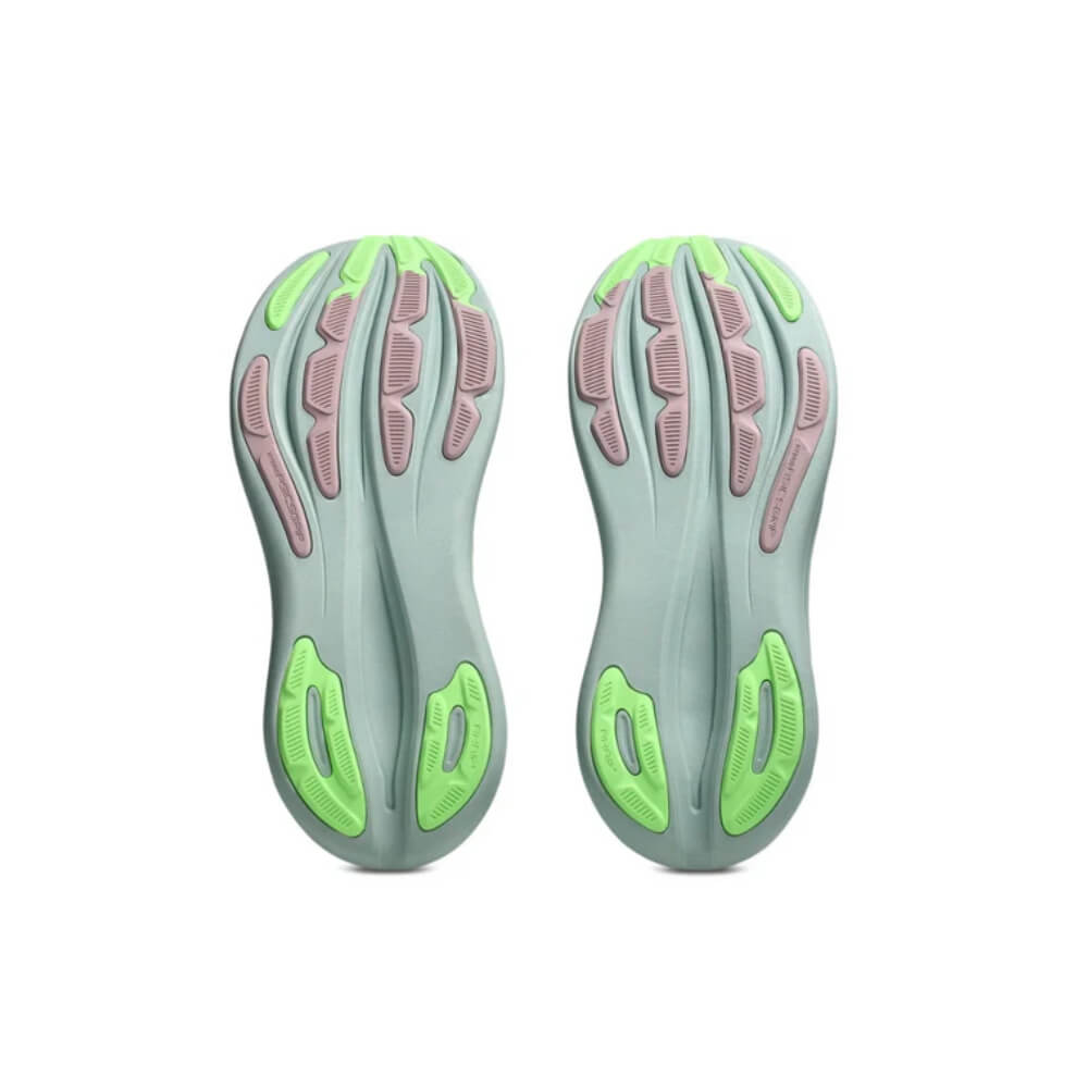 ASICS GEL-NIMBUS 28 "Cloud Grey/Bright Green" Running Shoes