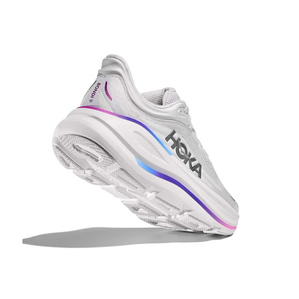 HOKA Bondi 9 – Cosmic Grey/White