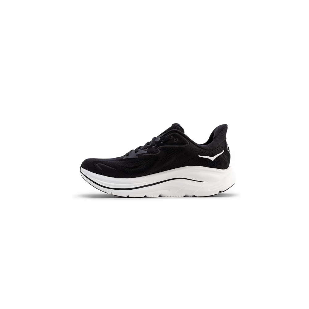 HOKA Clifton 9 – Black/White