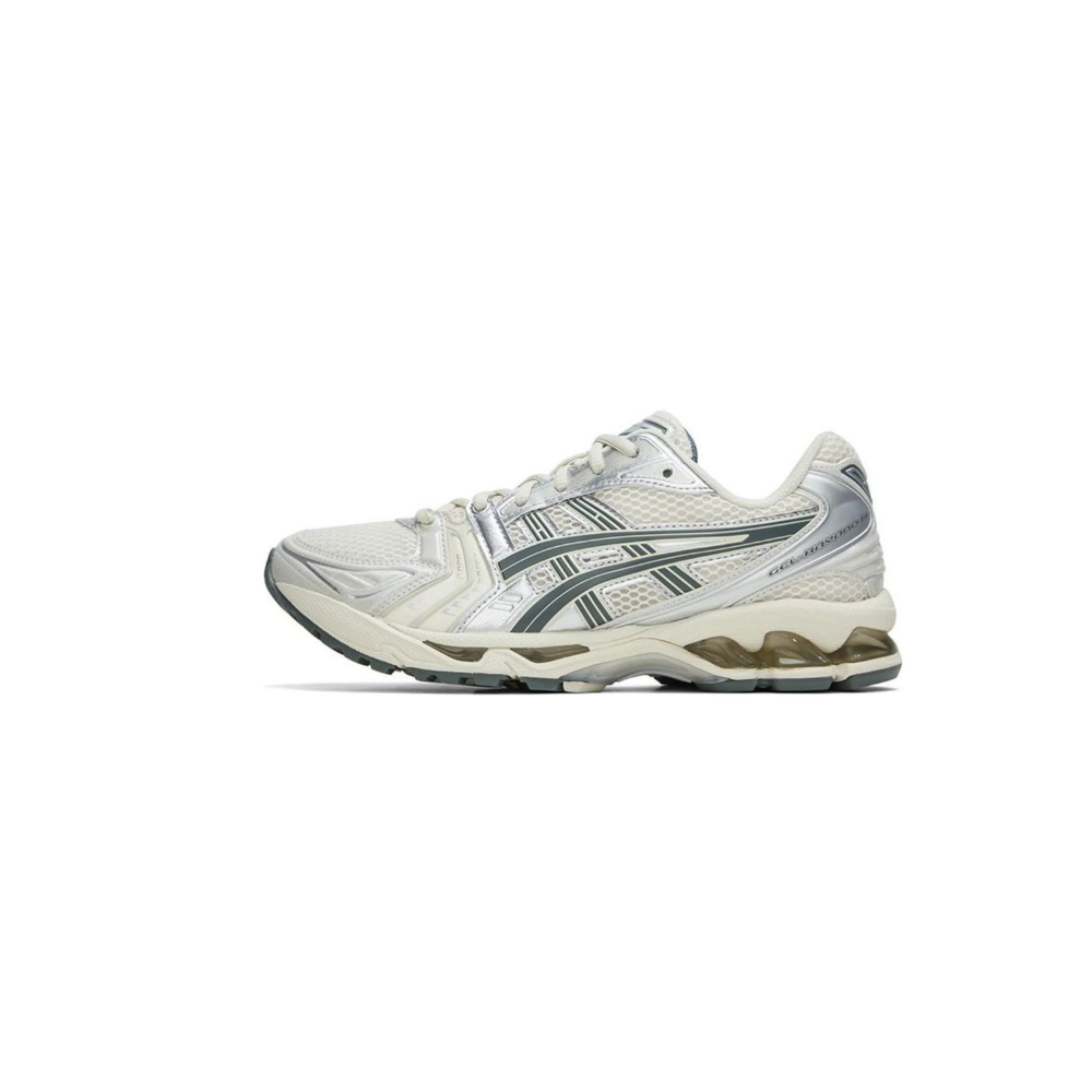 ASICS GEL-KAYANO 14 – White/Cream/Silver Grey