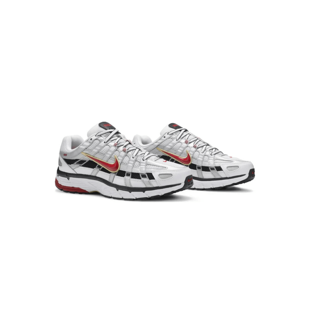 Nike P-6000 – White/Varsity Red/Metallic Platinum