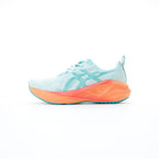 Asics Novablast 5 Light Sky Blue orange unisex shoe