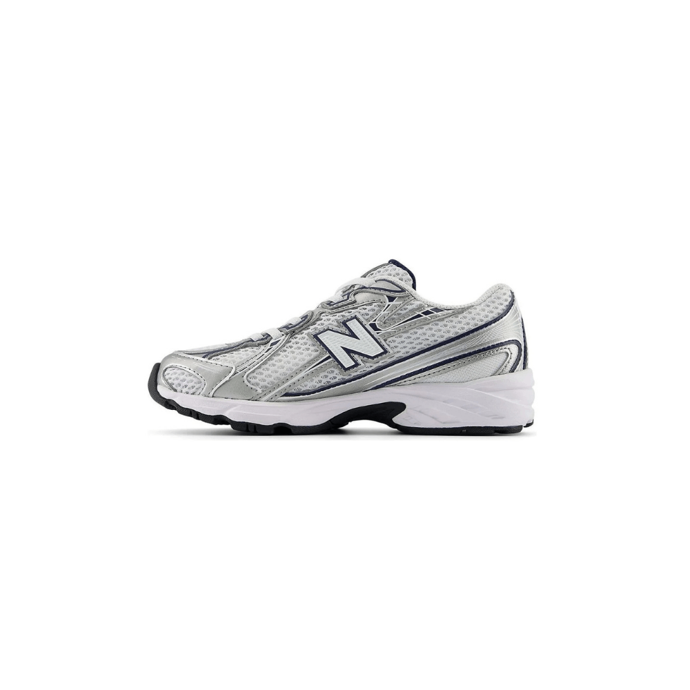New Balance 740 White Silver Navy Shoes