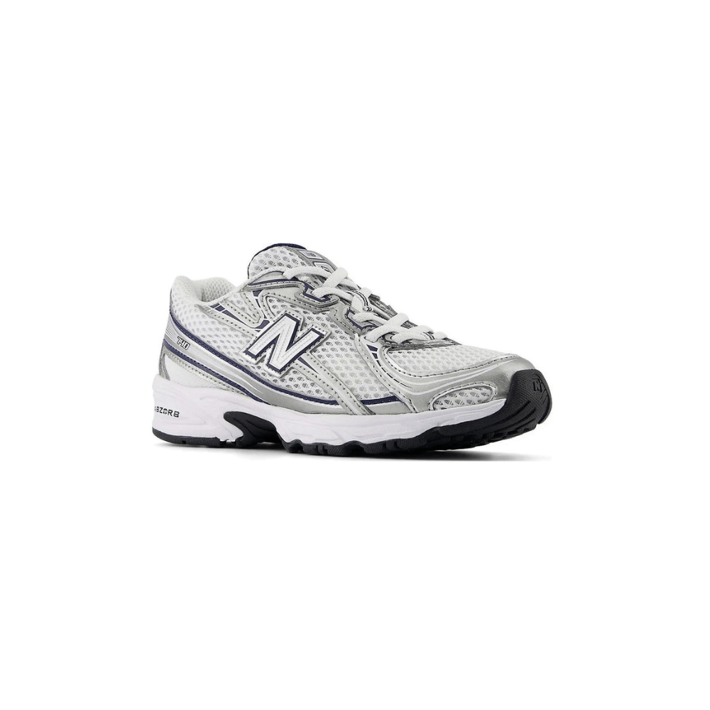New Balance 740 White Silver Navy Shoes