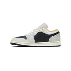Air Jordan 1 Low SE Beaded Swoosh Black White