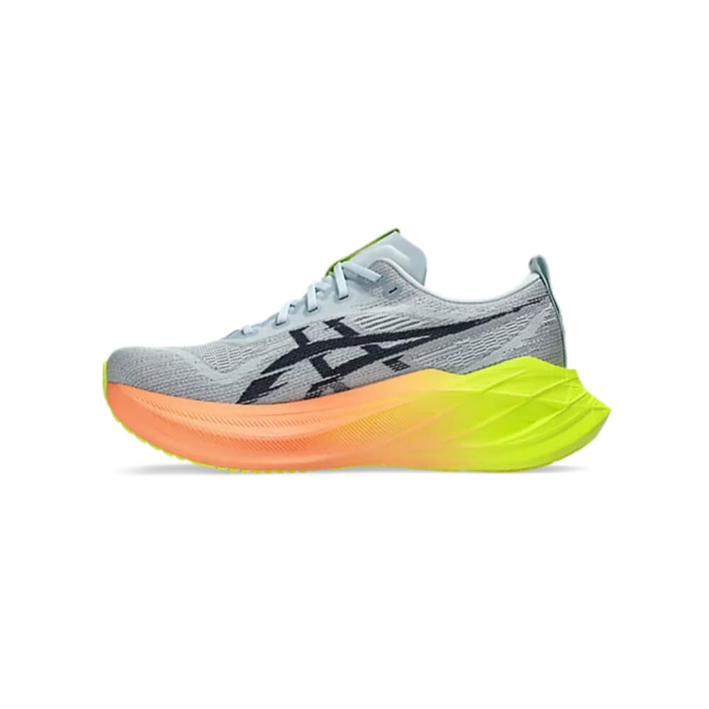 ASICS Superblast 2 Paris Running Shoes Grey Safety Yellow Orange