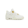 Air Jordan 4 Retro White Gold Metallic Gold