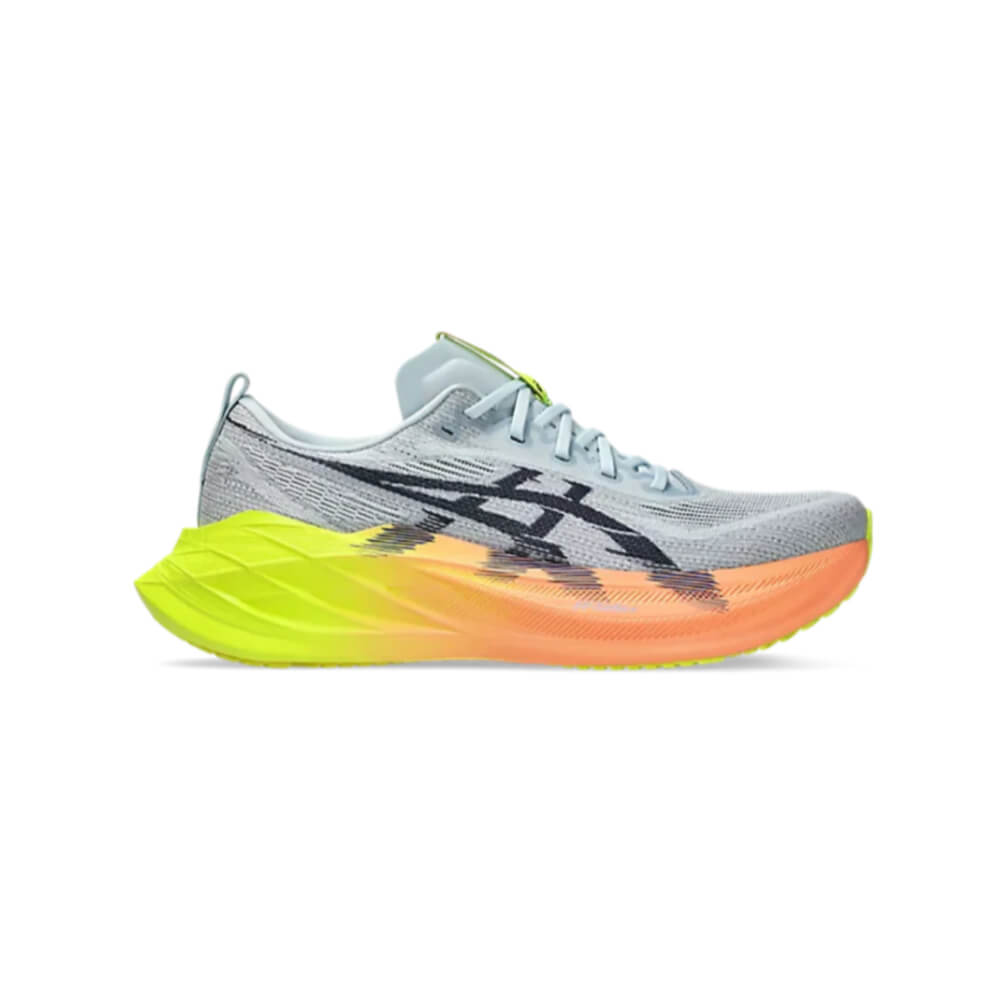 ASICS Superblast 2 Paris Running Shoes Grey Safety Yellow Orange