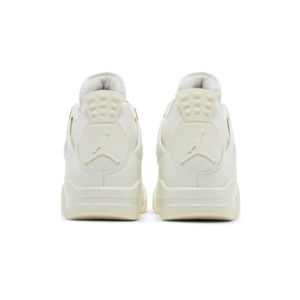 Air Jordan 4 Retro White Gold Metallic Gold