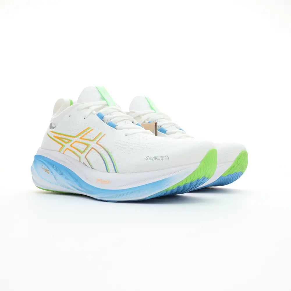 ASICS GEL Nimbus 26 White Blue Sneakers