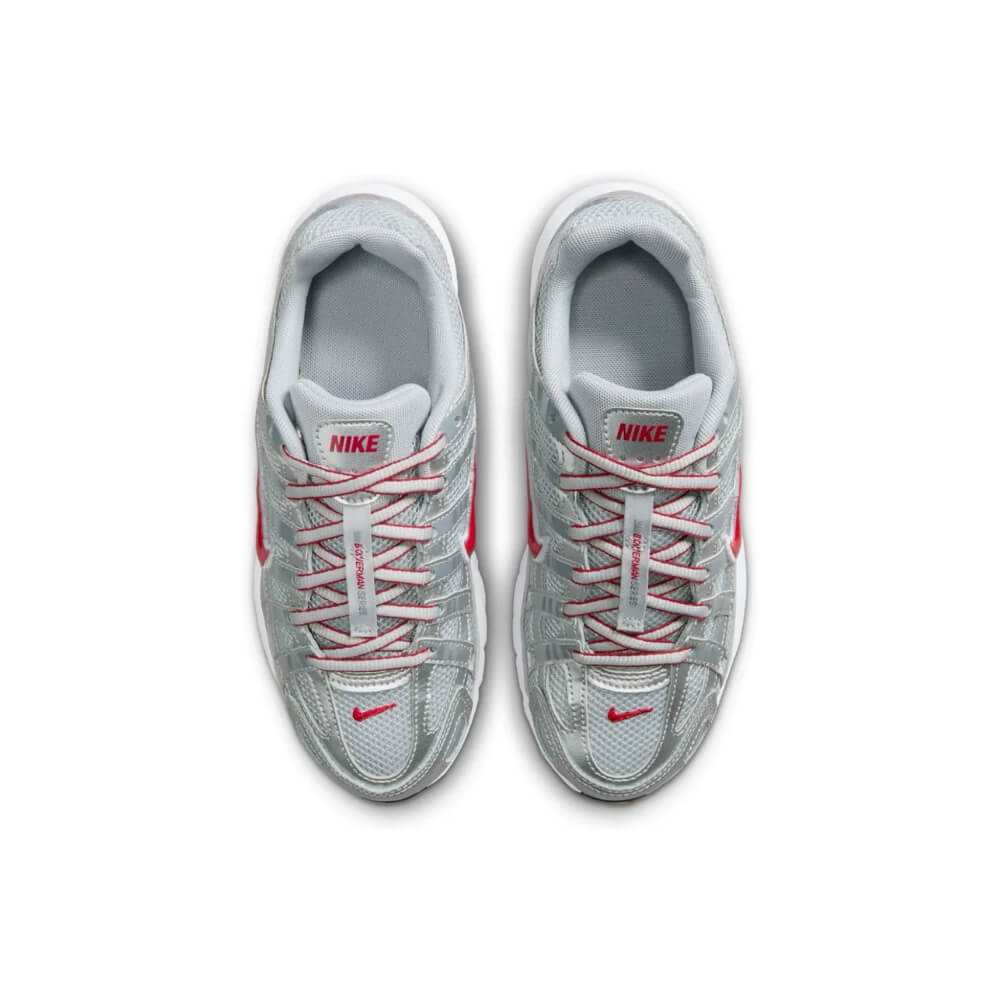 Nike P-6000 Sneakers "Metallic Silver/University Red