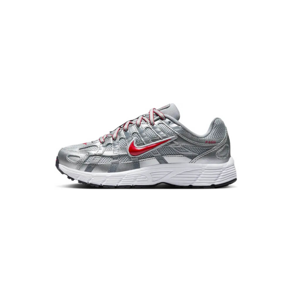 Nike P-6000 Sneakers "Metallic Silver/University Red
