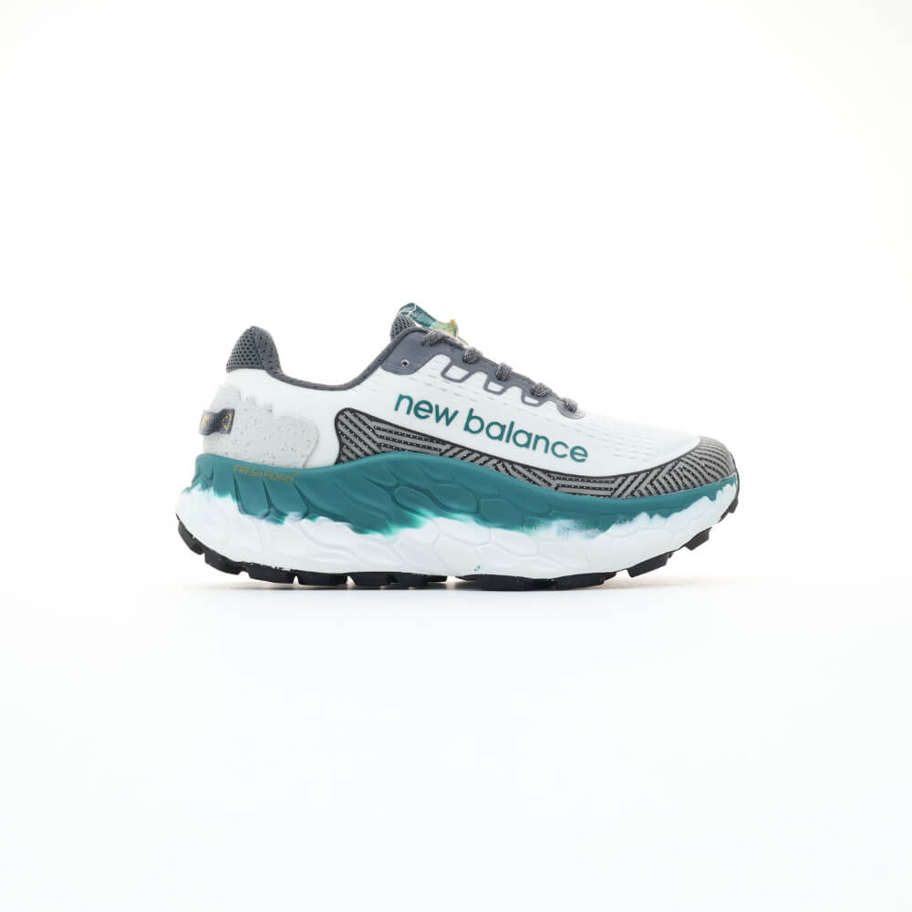 New Balance Fresh Foam X More Trail White Teal Green