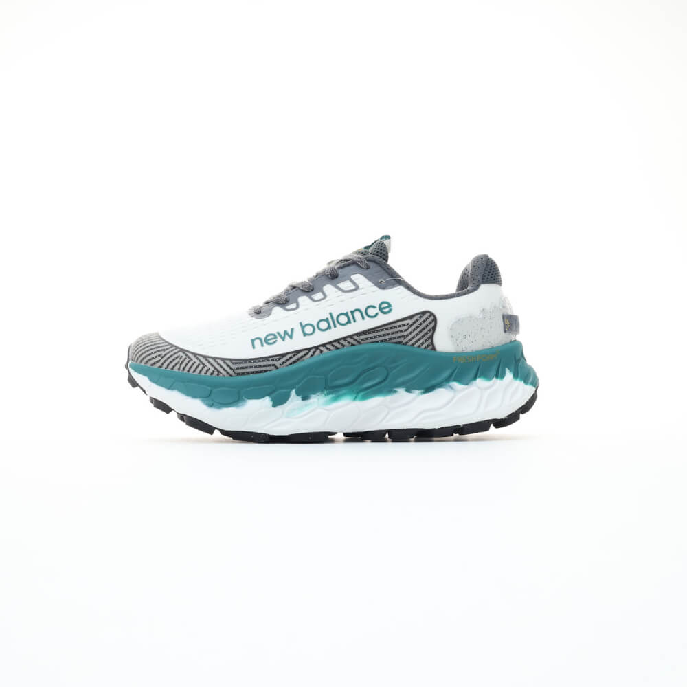 New Balance Fresh Foam X More Trail White Teal Green