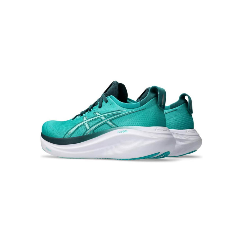Asics Gel-Nimbus 27 running shoe turquoise edition unisex