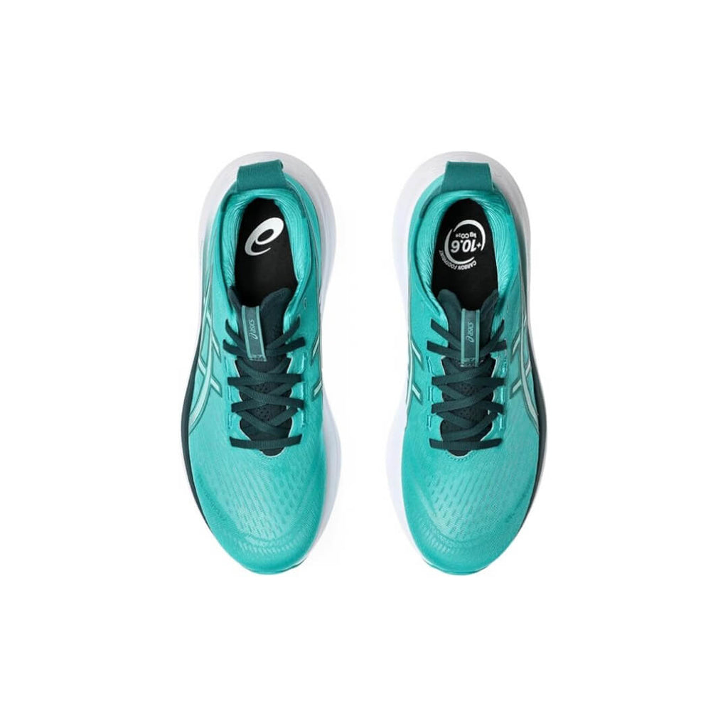 Asics Gel-Nimbus 27 running shoe turquoise edition unisex