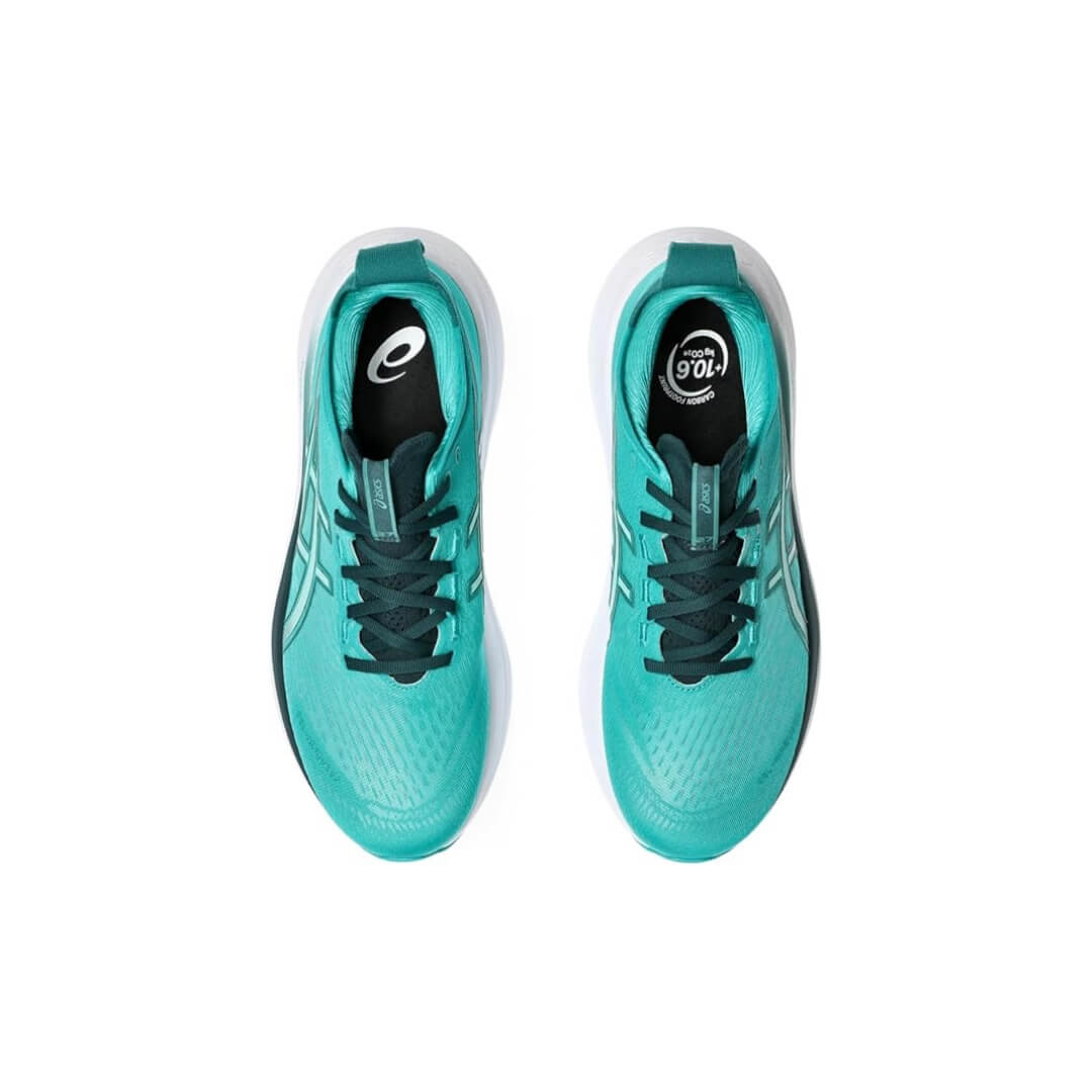 Asics Gel-Nimbus 27 running shoe turquoise edition unisex