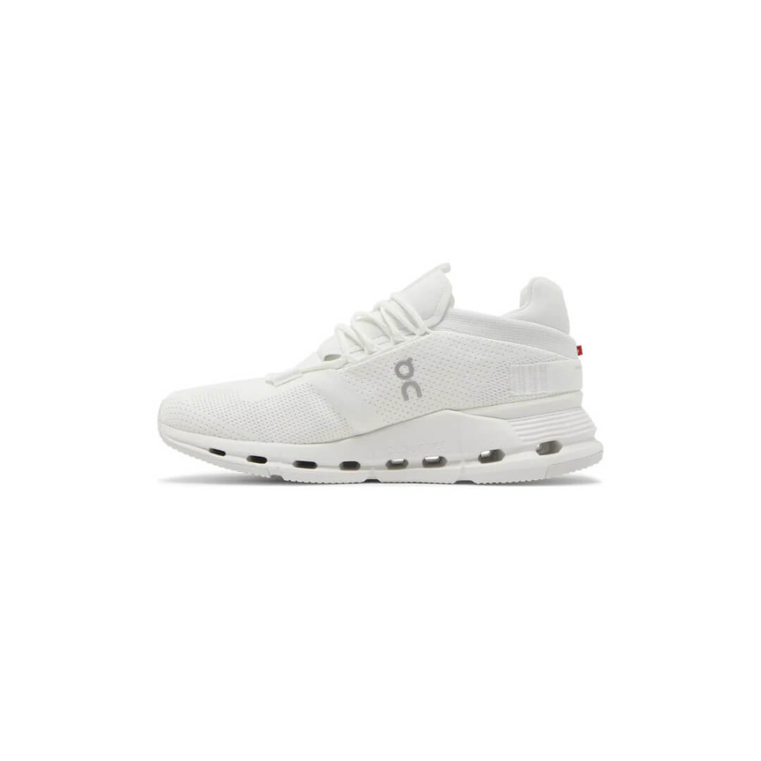 On Cloudnova All White Sneakers