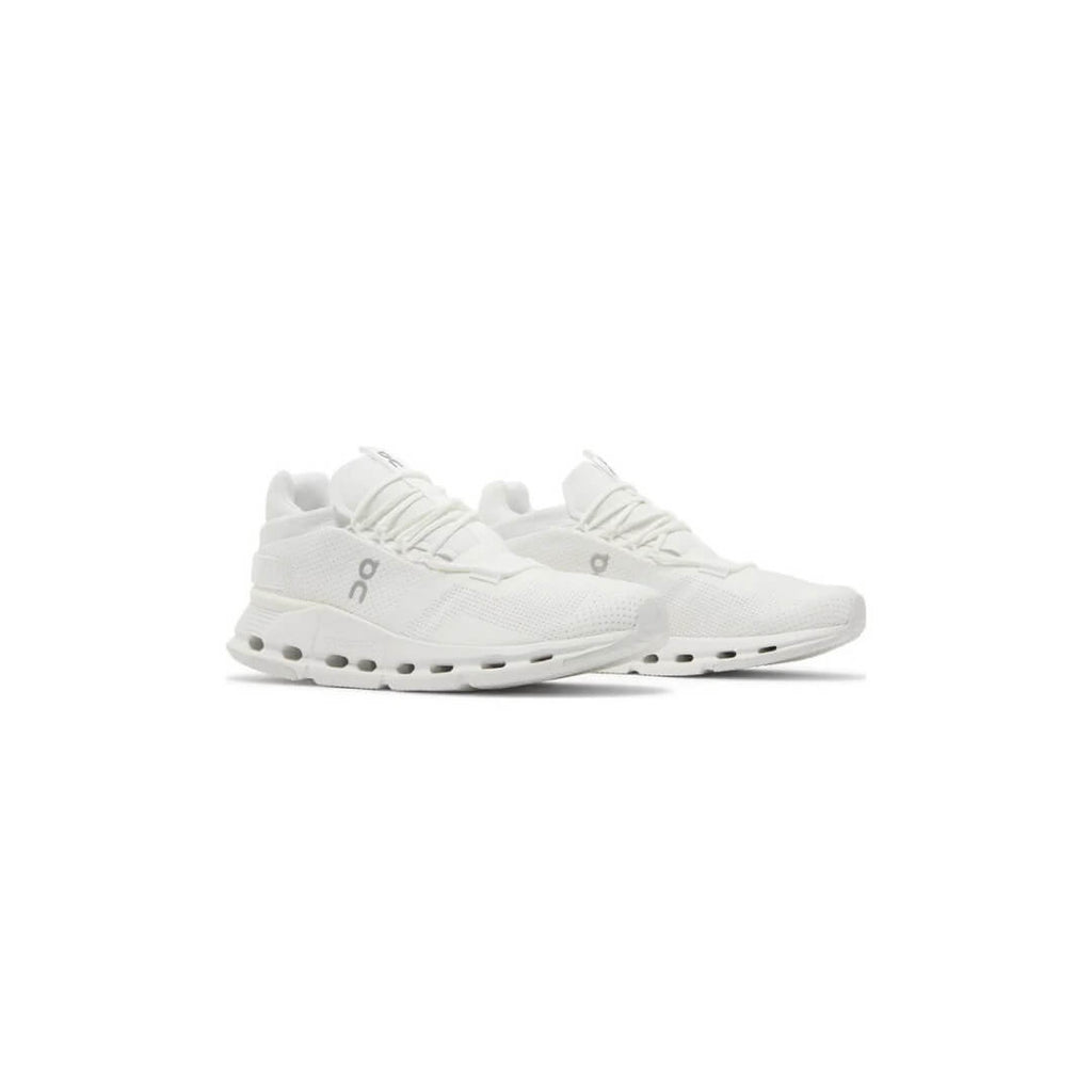 On Cloudnova All White Sneakers