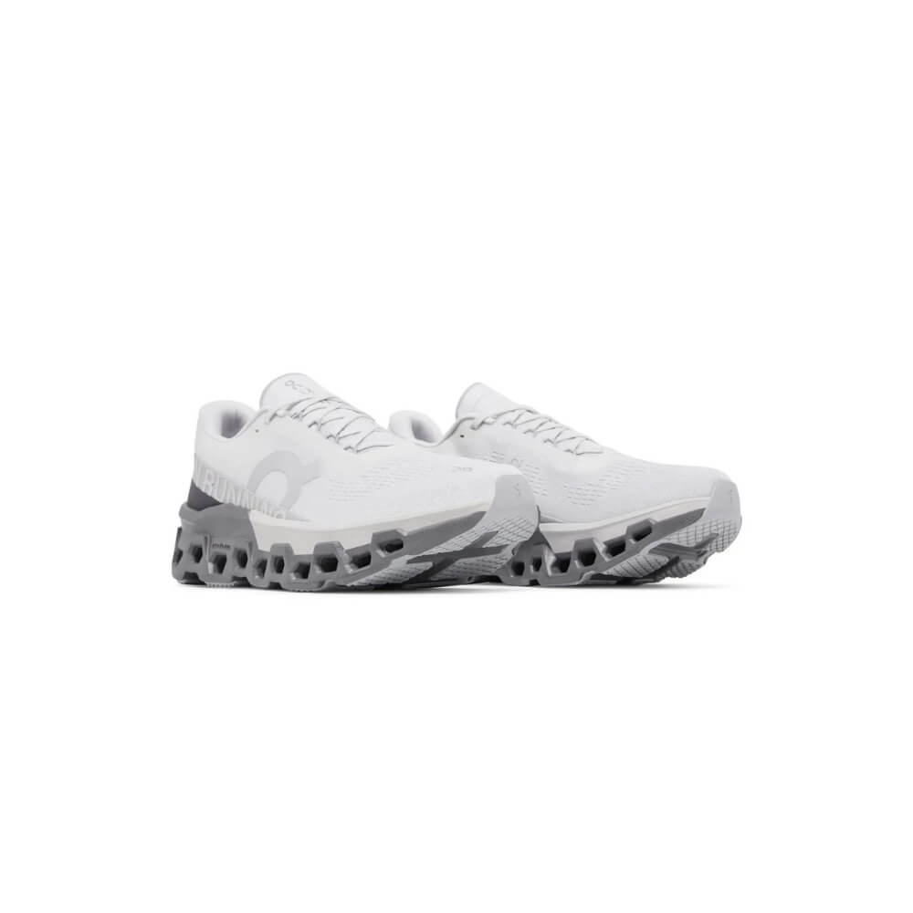 On Running Cloudmonster White Gray