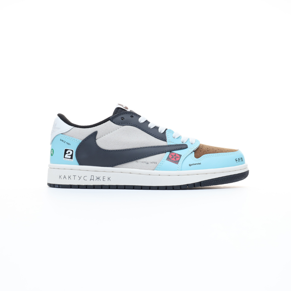 Nike Air Jordan 1 Low x Travis Scott Cactus Jack Blue