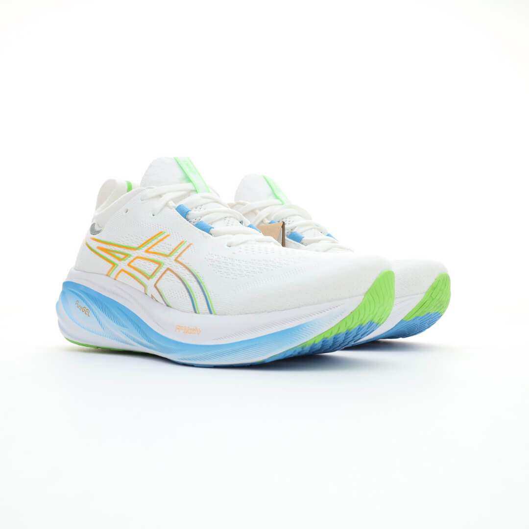 ASICS GEL Nimbus 26 White Blue Sneakers