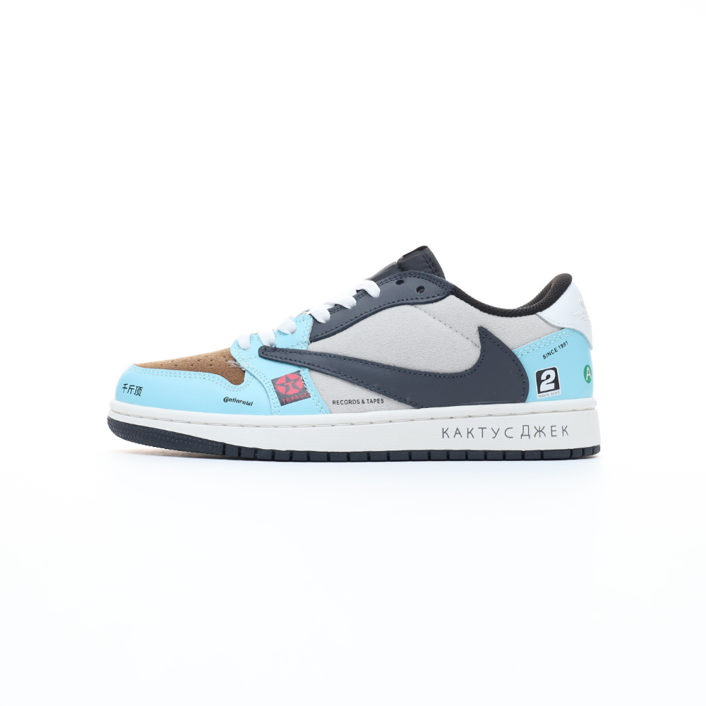 Nike Air Jordan 1 Low x Travis Scott Cactus Jack Blue