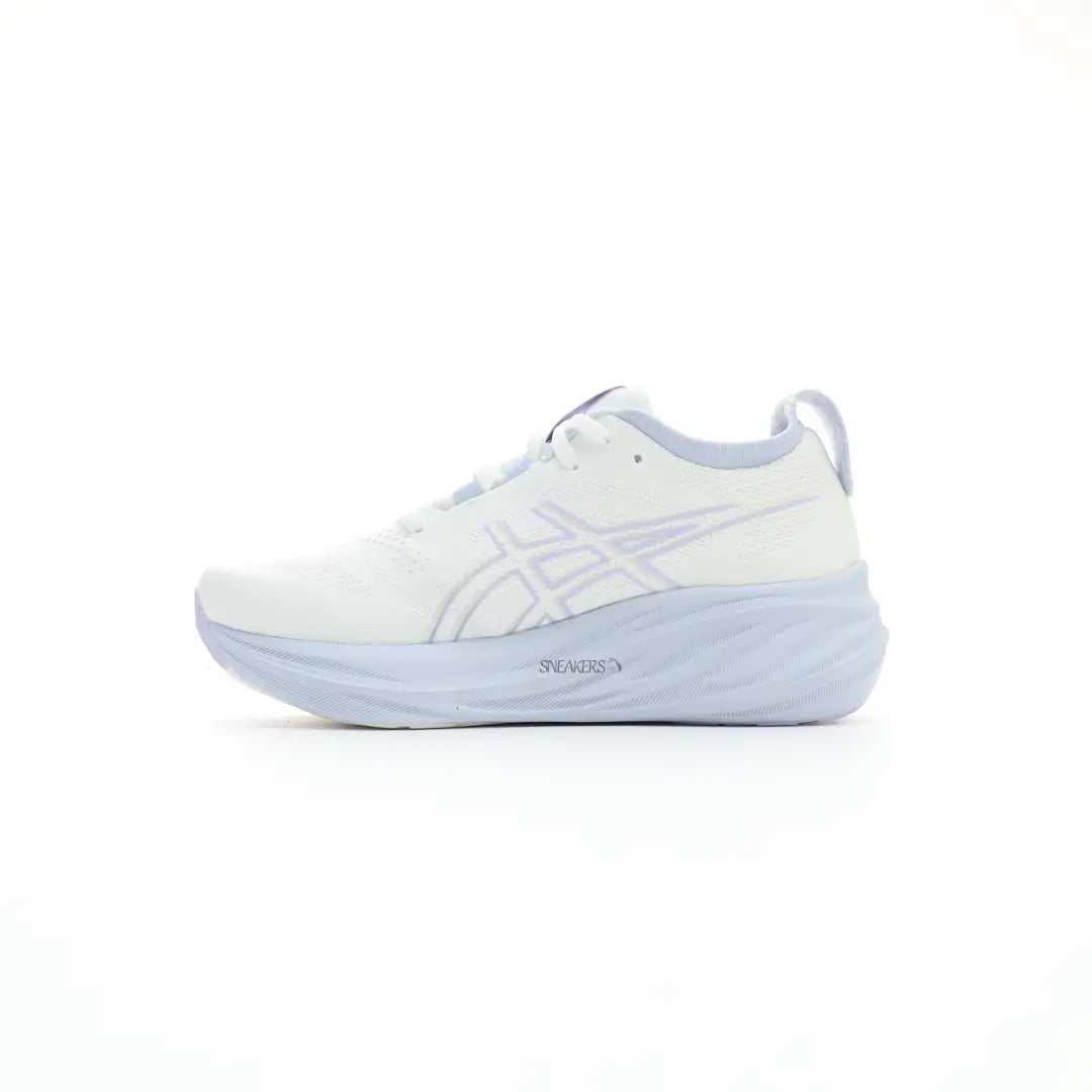 ASICS Gel Nimbus 26 White Blue Sneakers