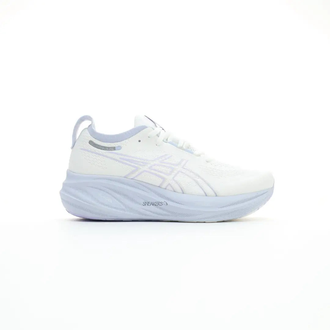 ASICS Gel Nimbus 26 White Blue Sneakers