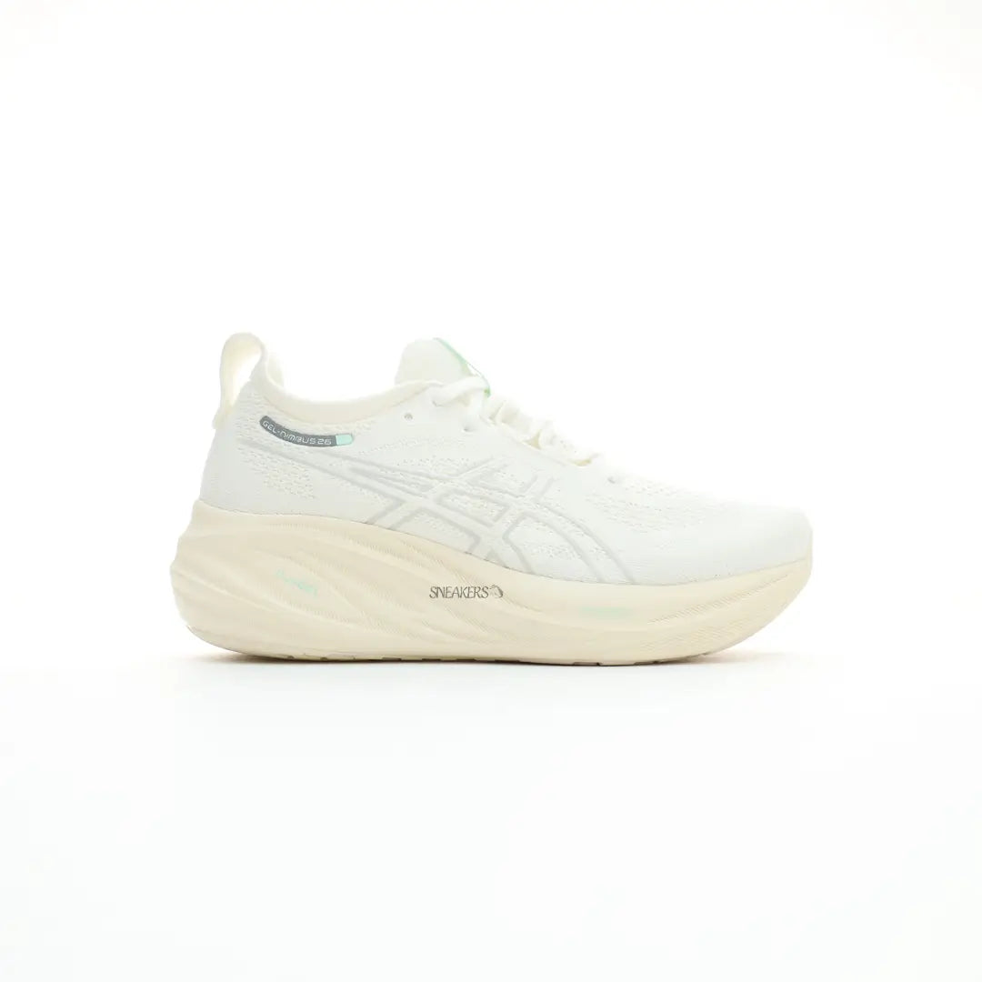 Asics Gel Nimbus 26 White Off White Sneakers