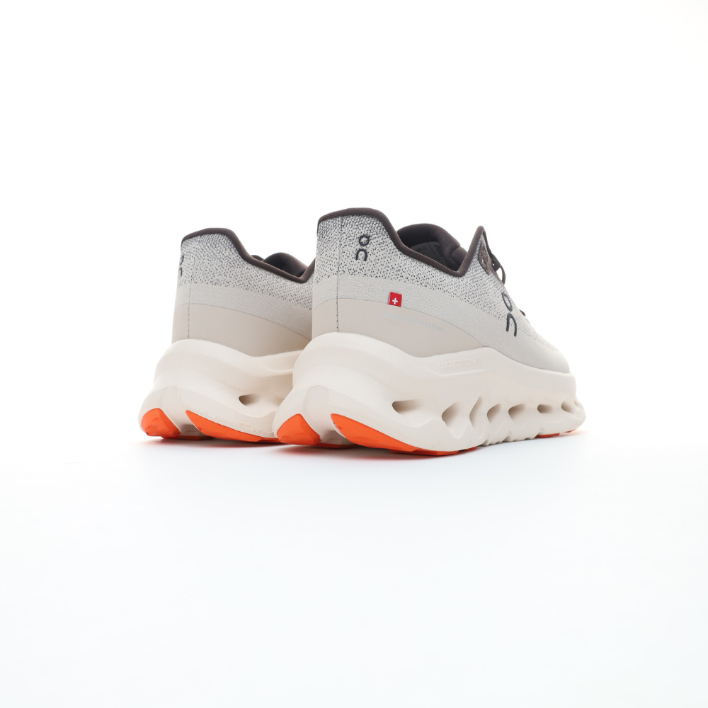 On Cloudtilt light grey with orange