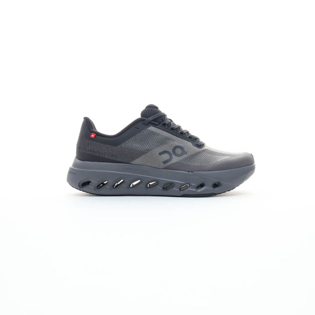 On Cloudsurfer running black colorway unisex