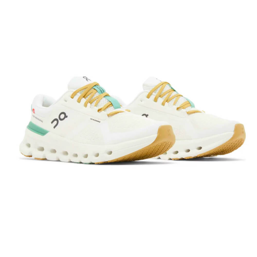 On Running Cloudrunner White Mint Green