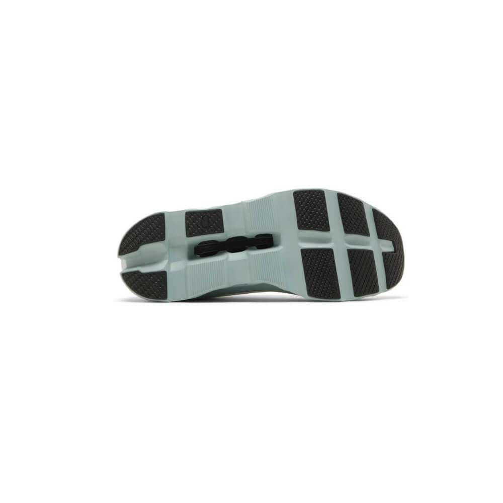 On Cloudmonster White Mint Green Black Orange