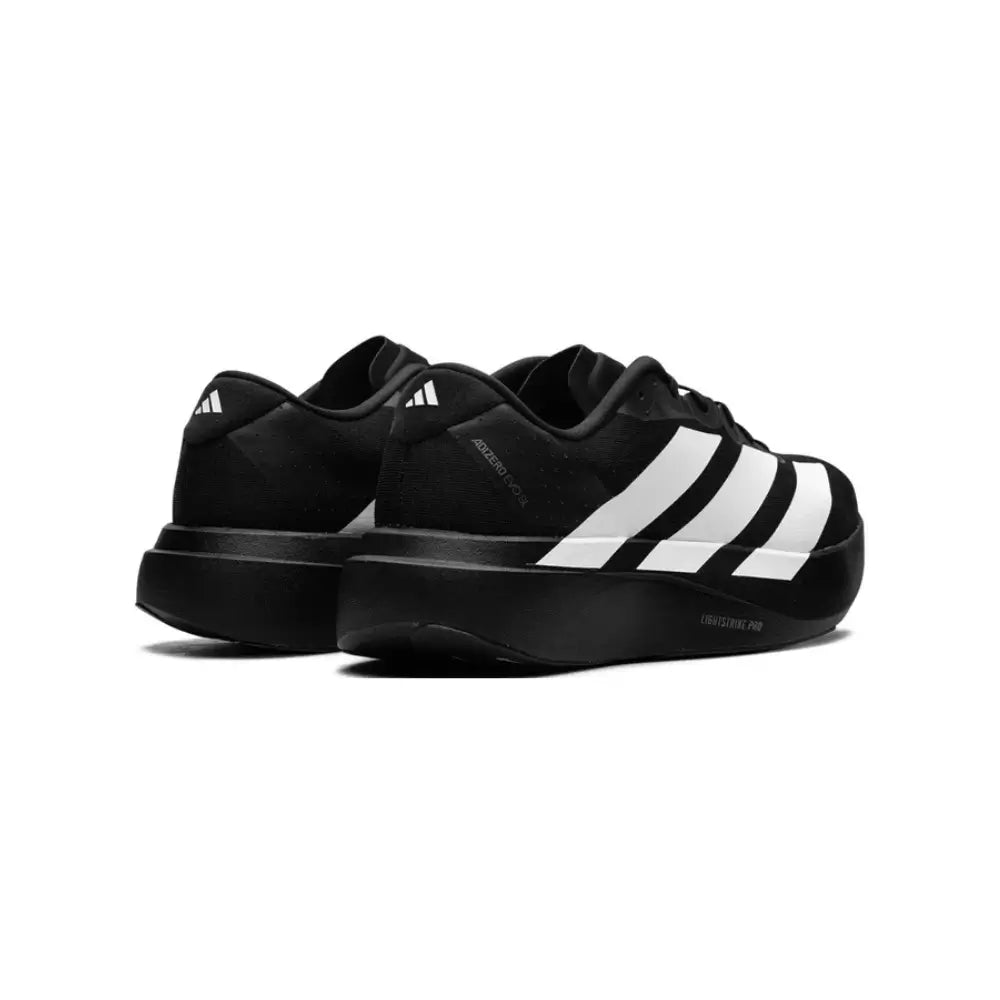 adidas Adizero Black White Running Shoes