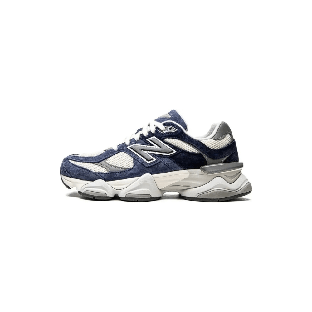 New Balance 9060 Blue Suede Cream