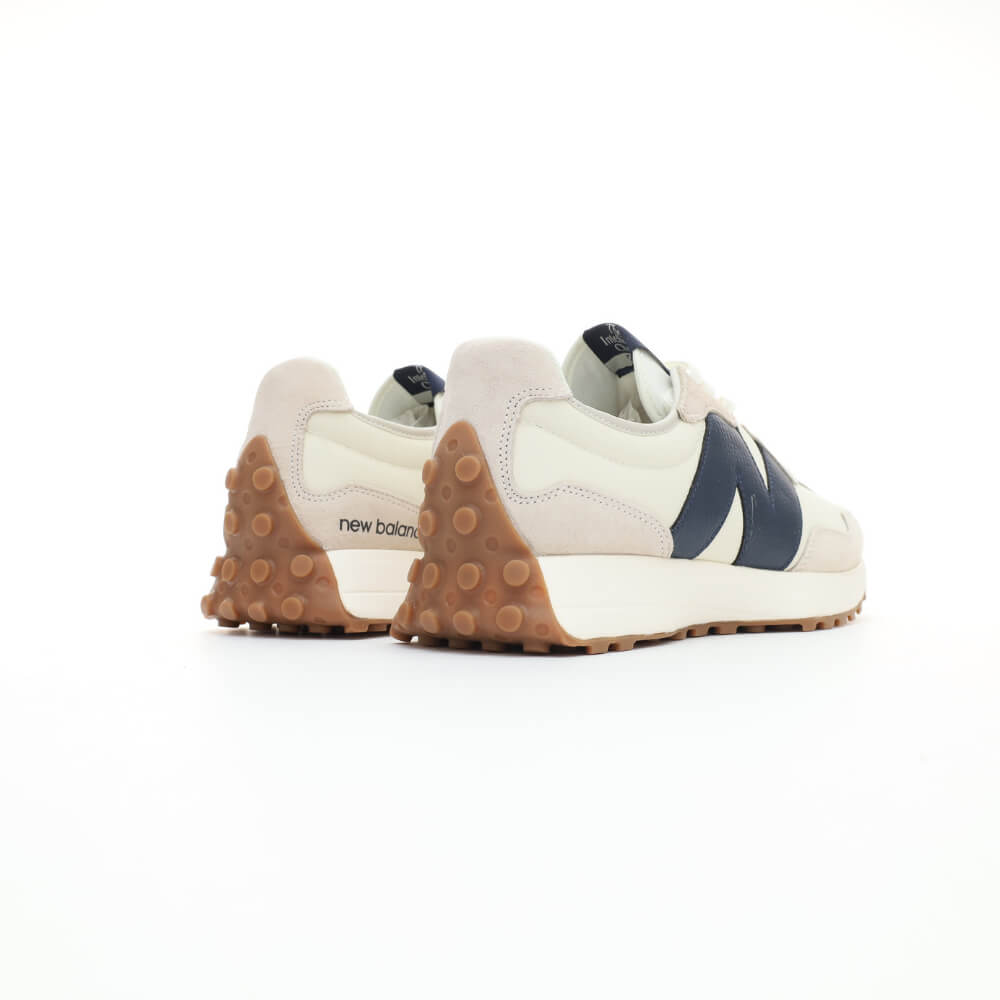 New Balance 327 White Navy Blue