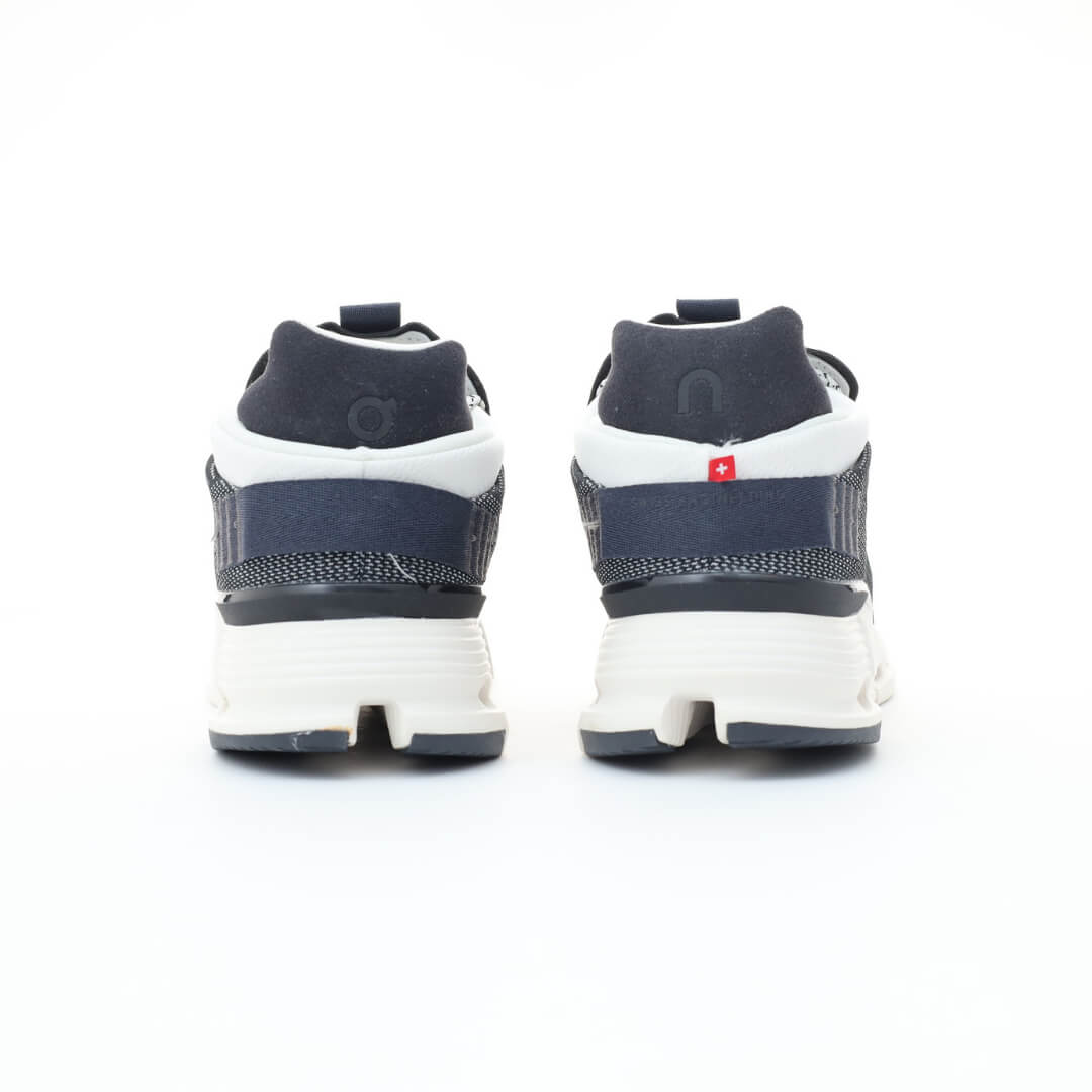 On Cloudnova Black White Sneakers