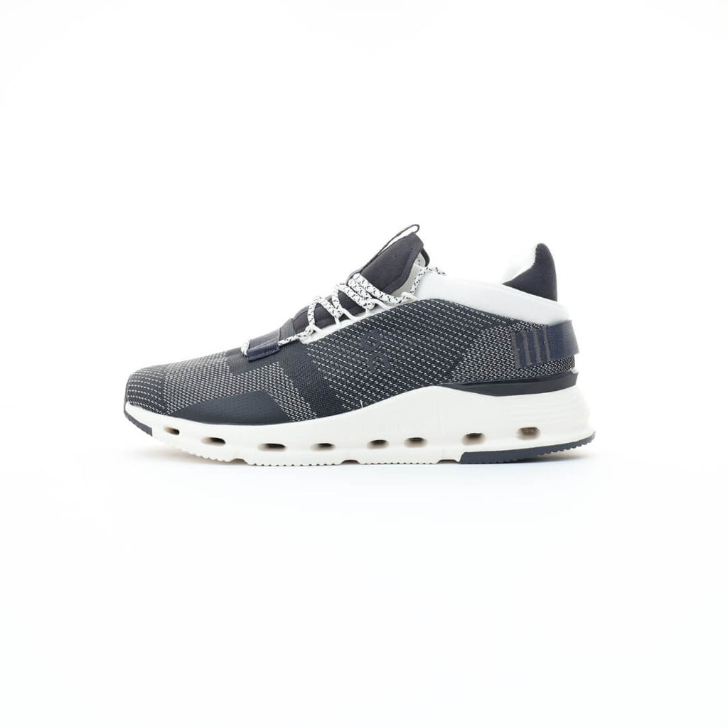 On Cloudnova Black White Sneakers