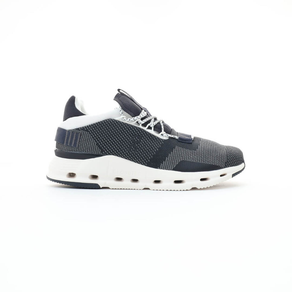 On Cloudnova Black White Sneakers
