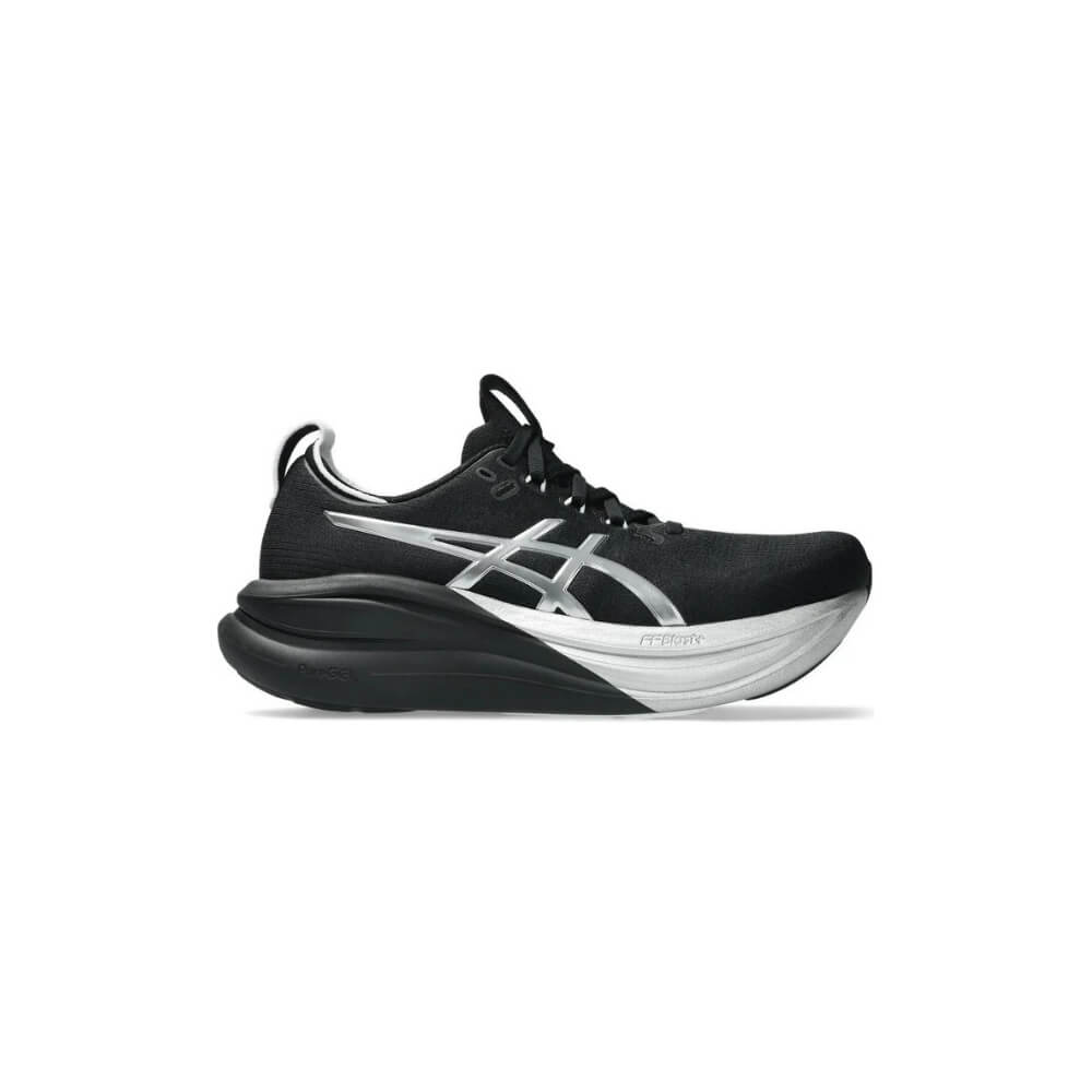 ASICS Gel-Nimbus 28 Platinum "Black/Silver" Running Shoes