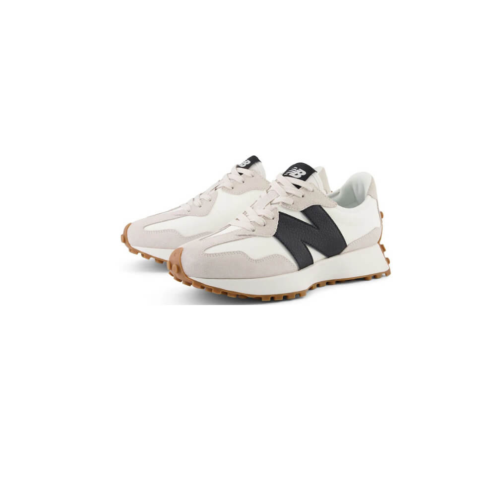 New Balance 327 White Beige Black