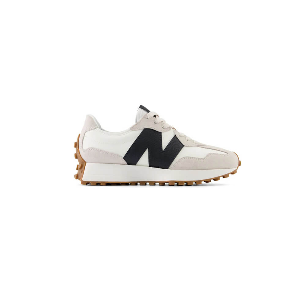 New Balance 327 White Beige Black