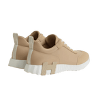 Hermès Trail Leather Sneakers Beige Blanc