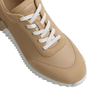 Hermès Trail Leather Sneakers Beige Blanc