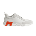Hermès Trail Leather Sneakers White Orange H