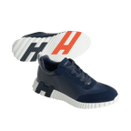 Hermès Trail Leather Sneakers Navy Blue