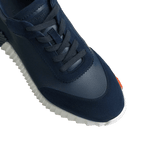 Hermès Trail Leather Sneakers Navy Blue