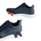 Hermès Trail Leather Sneakers Navy Blue