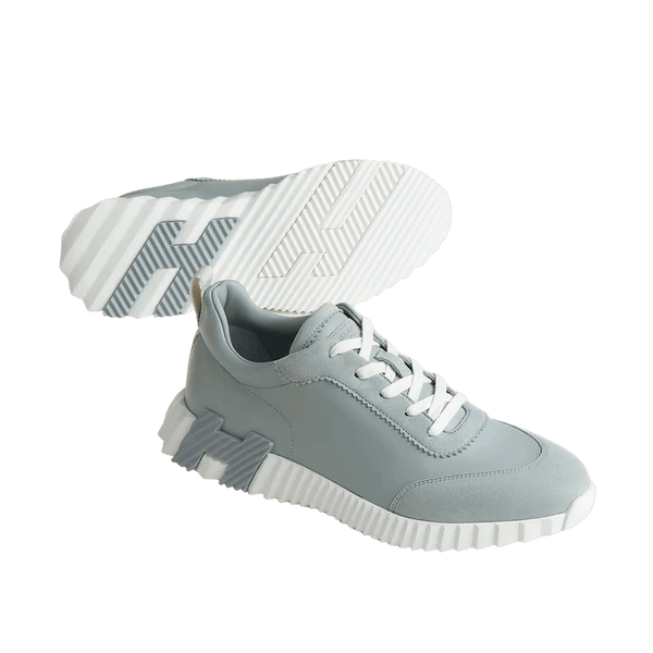 Hermès Trail Leather Sneakers Light Grey